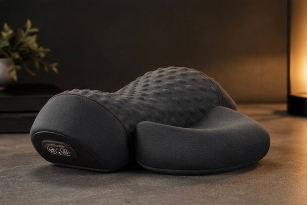 Coussin Ambrel — chaleur et étirement pour la nuque